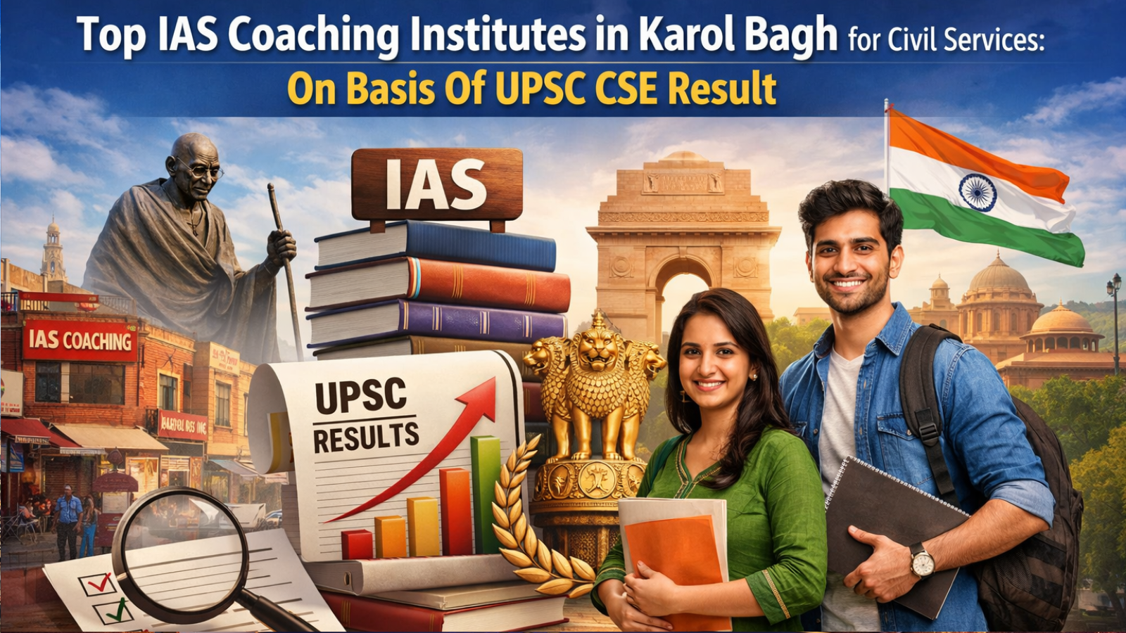 Top IAS Coaching Institutes in Karol Bagh for Civil Services: On Basis Of UPSC CSE Result